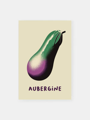 Bold Aubergine Poster