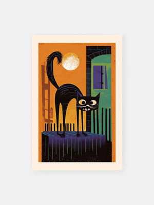 Bold Black Cat Adventures Poster