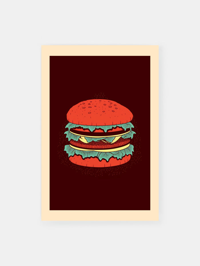 Bold Burger Poster