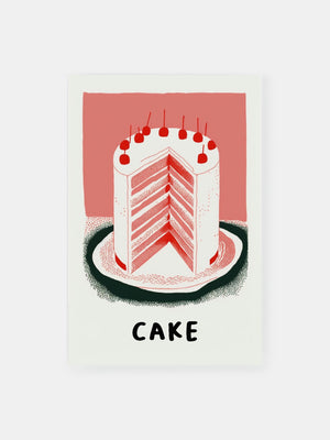 Bold Layered Cake Poster