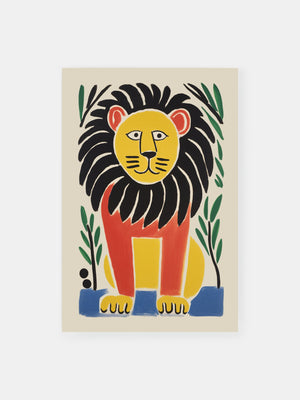 Bold Lion Poster