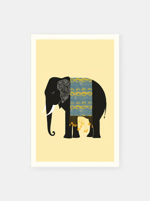 Burmese Elephant Parade Poster