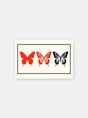 Butterfly Trio Poster