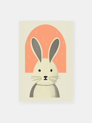 Calm Cute Rabbit Poster