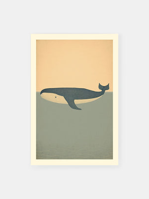 Calm Whale's Voyage Poster