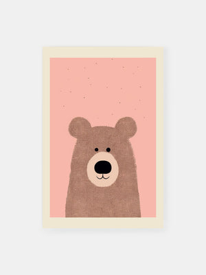 Charming Bear Portrait Poster