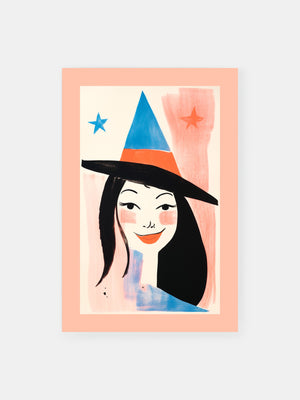 Charming Happy Witch Poster