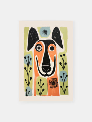 Cheerful Dog Poster