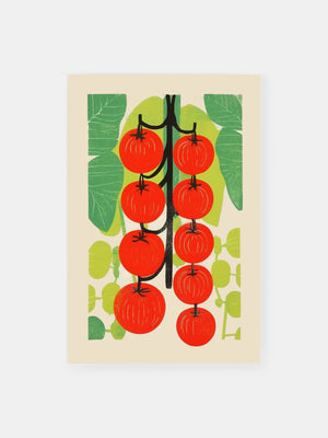 Cherry Tomato Branch Poster