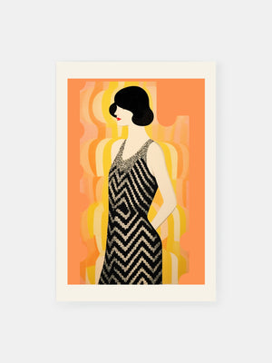 Chic Gatsby Lady Poster