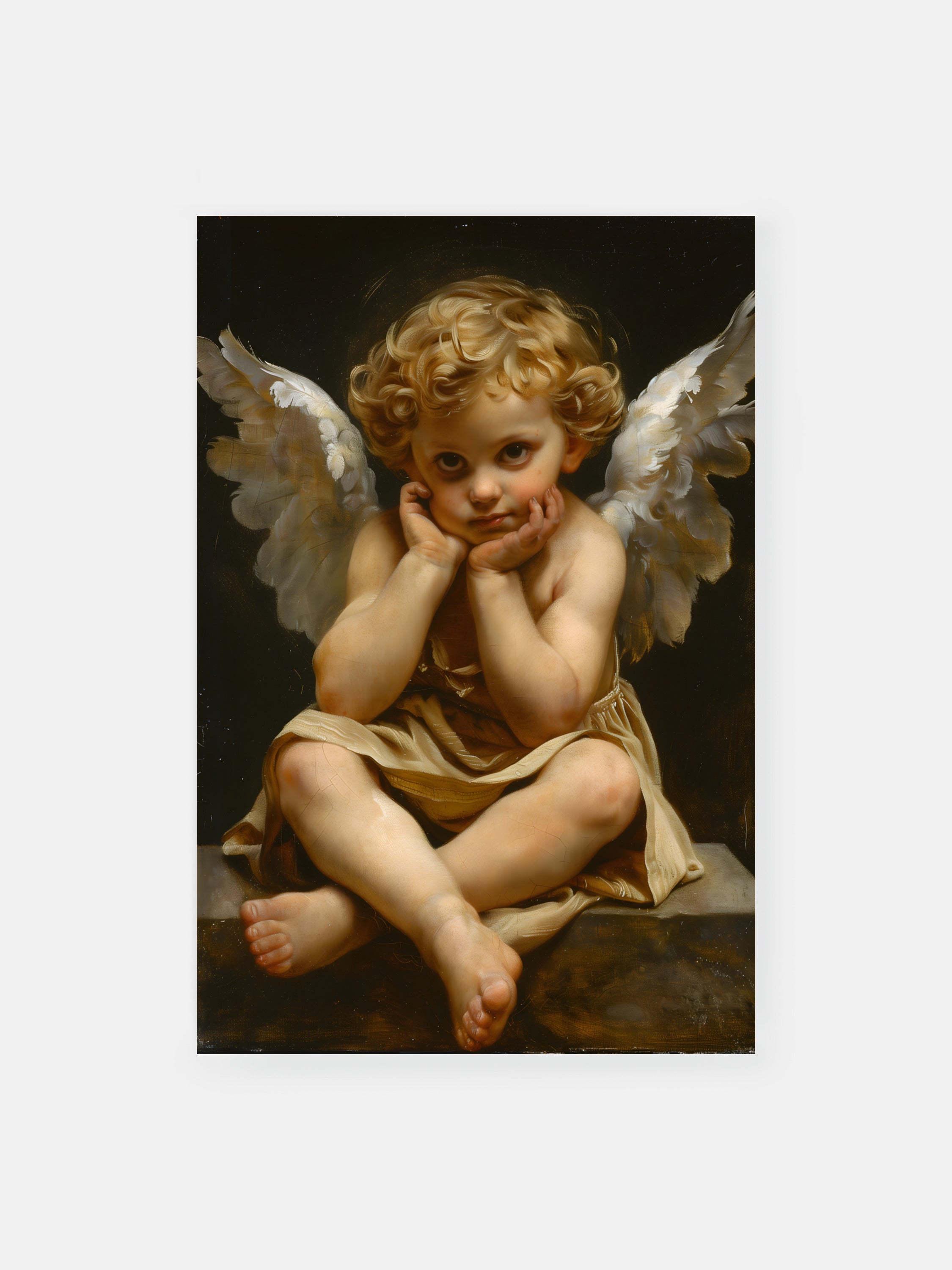 Christianity Classical Painting Angel Poster - Klumo Shop
