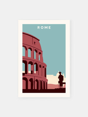 Klassisches Rom Kolosseum Poster
