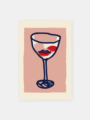 Cocktail Lips Poster