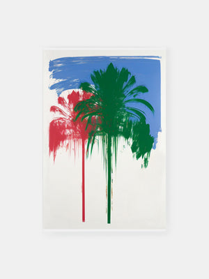 Colorful Palms Poster