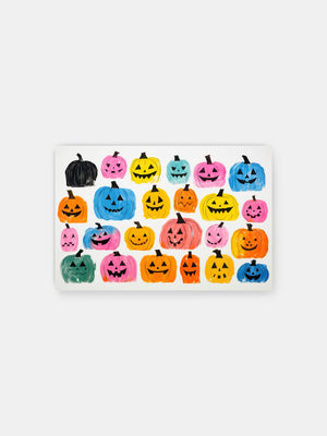 Colorful Playful Pumpkins Poster