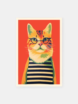 Distinguished Cat Poster