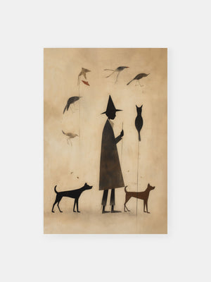 Dog Witch Serenity Poster