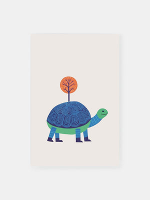 Dreamlike Turtle Tree Poster