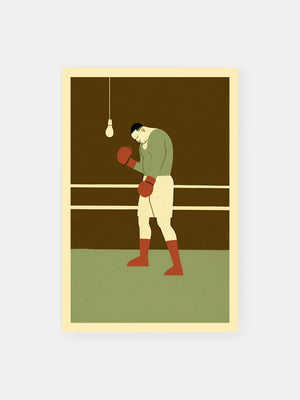 Editorial Boxing Ring Poster