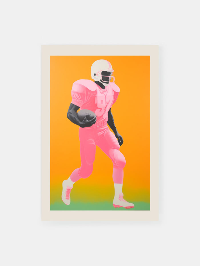 Football Pop Art Poster - Klumo Shop