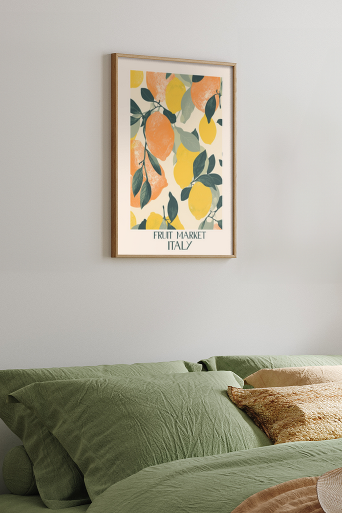 Dreamy Citrus Collage Poster - Klumo Shop
