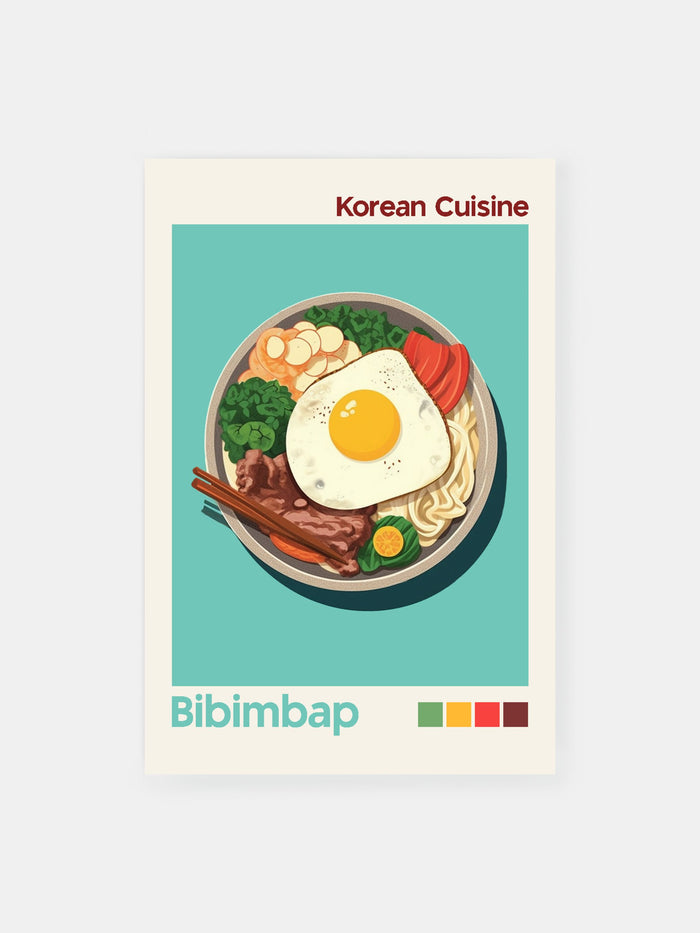 Fusion Bibimbap Detail Poster