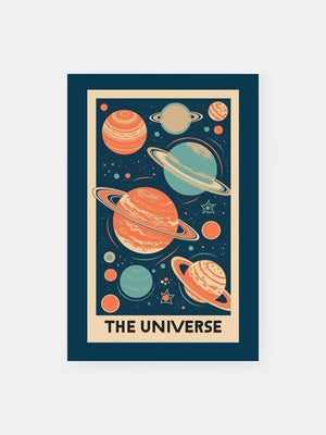 Galaxy Space Voyage Poster