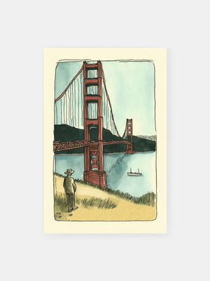 Golden Gate Gaze Poster