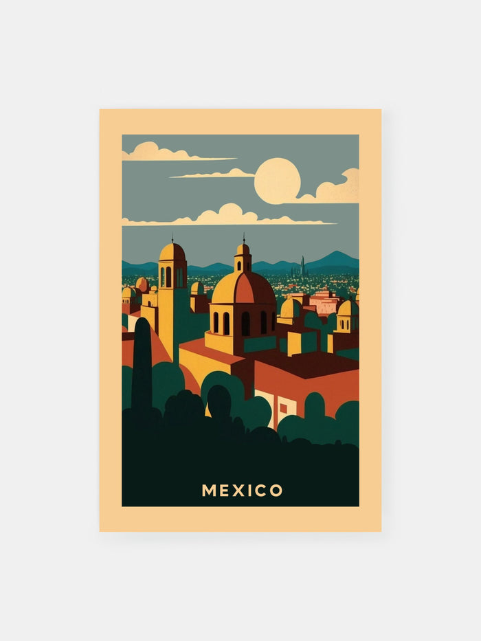 Grandiose Mexiko-Ansichten Poster