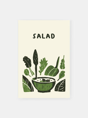 Grüner Salat Poster