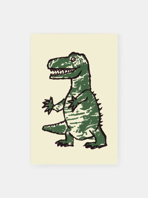 Hand Drawn Dinosaur Poster