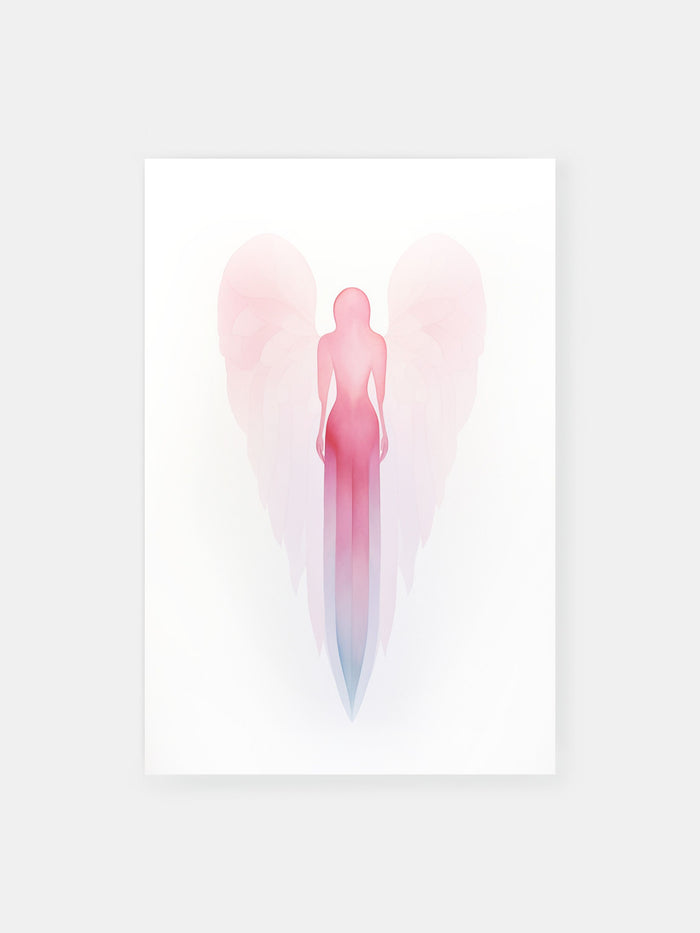 Heavenly Angel Wings Poster
