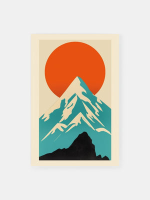 Himalayan Red Sunset Poster