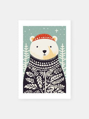 Holiday Bear Poster