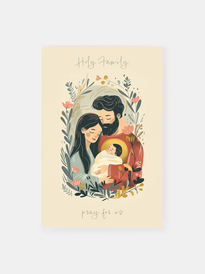 Holy Family Christian Poster Klumo Shop