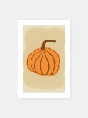 Pumpkin Harvest Print Poster