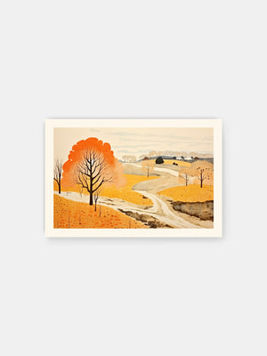 Autumn Radiance Landscape Poster