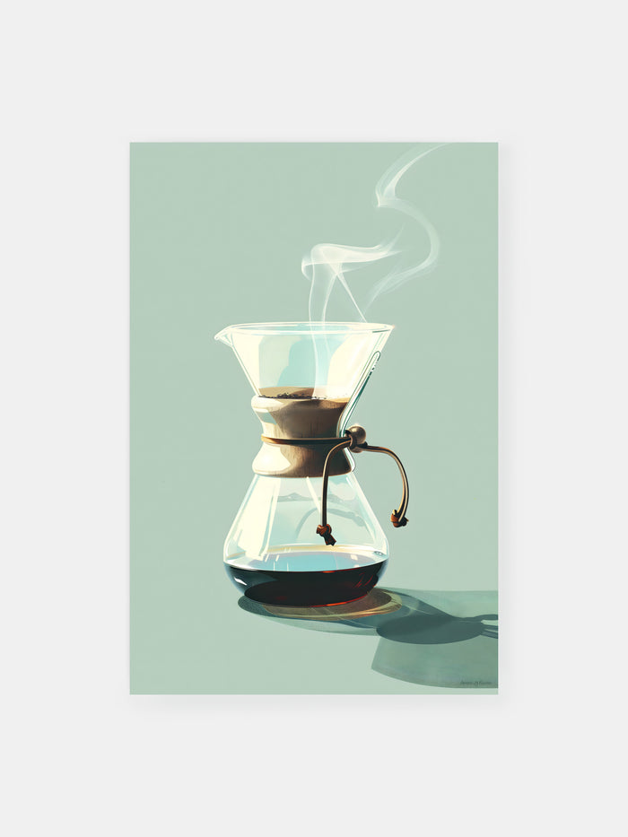 Chemex Coffee Home Decor Poster