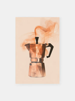 Espresso Moka Pot Kaffee Poster