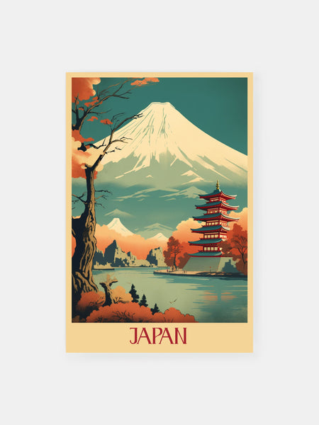 Japan Vintage Views Poster - Klumo Shop