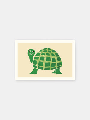 Joyful Turtle Poster