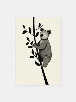 Koala Branch Artistry Poster
