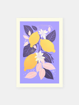 Lemons Leafy Dream Poster