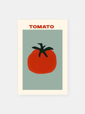 Minimalistisches künstlerisches Tomaten Poster
