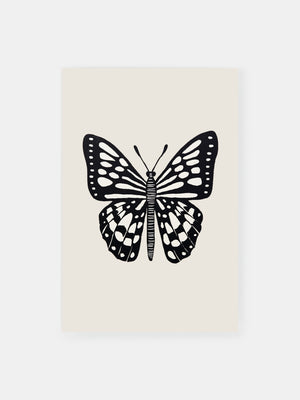Minimalist Butterfly Art Poster