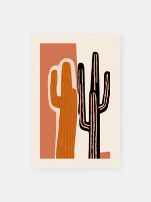 Minimalist Cactus Poster