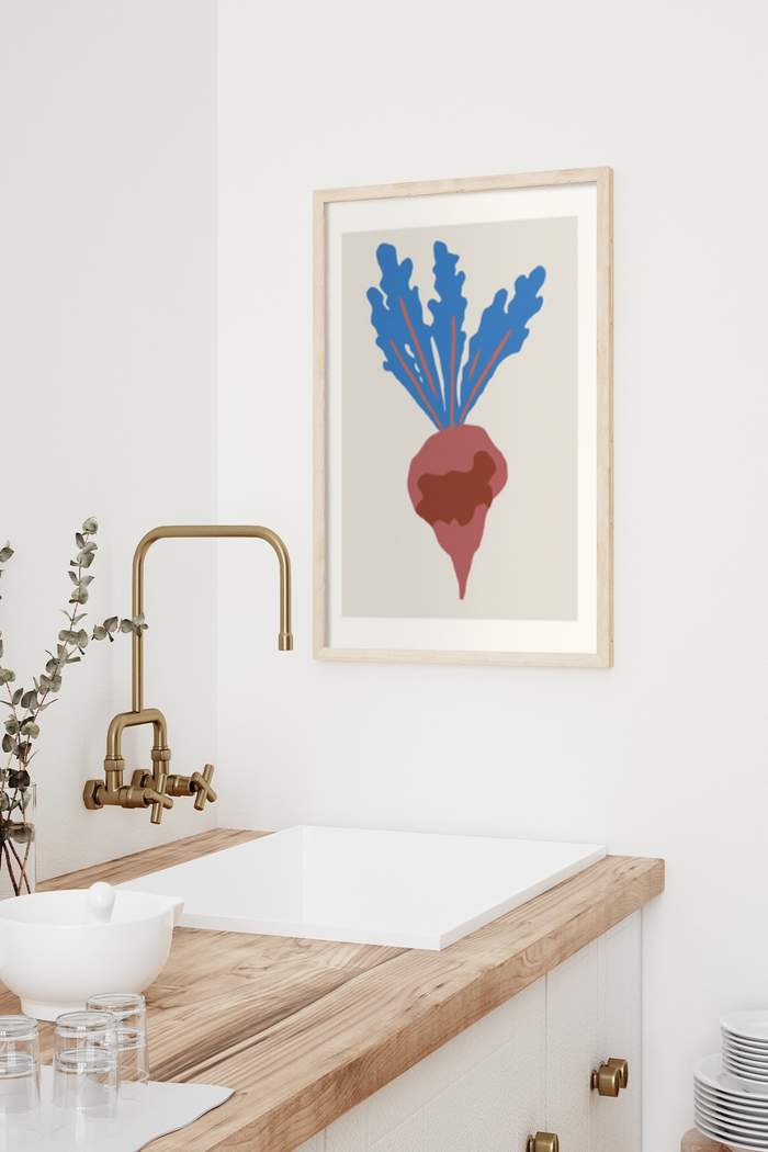 Vitroot Poster Bold Beetroot Poster - Klumo Shop