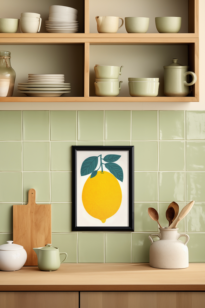 Bold Playful Lemon Poster - Klumo Shop