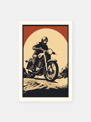 Motorrad Rebell Poster