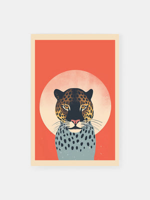 Mystic Leopard Portrait Poster